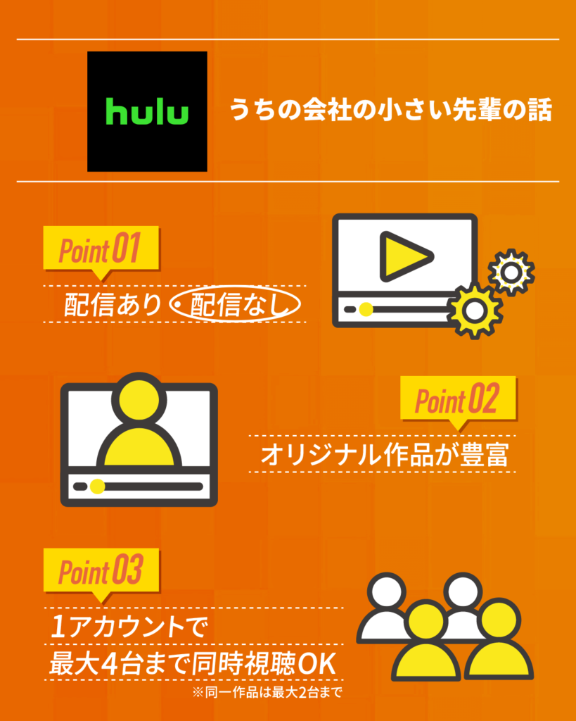 『うちの会社の小さい先輩の話』はHuluで配信なし