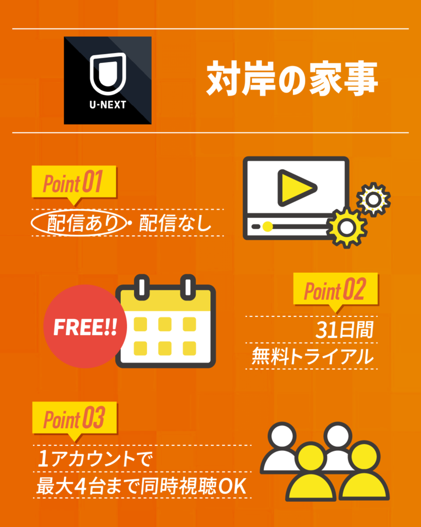 『対岸の家事~これが、私の生きる道!~』はU-NEXTで配信中!
